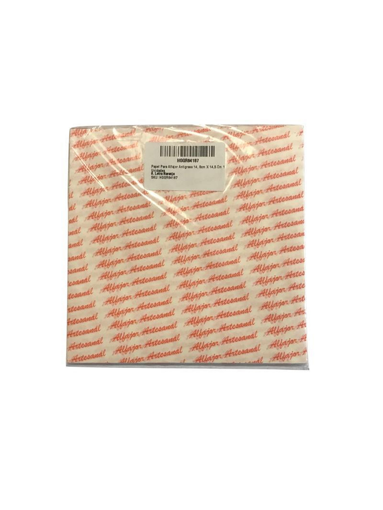 Papel Para Alfajor Antigrasa 14, 5cm X 14,5 Cm 100 Unidades 7