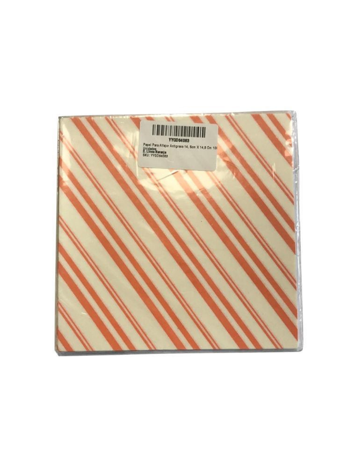 Papel Para Alfajor Antigrasa 14, 5cm X 14,5 Cm 100 Unidades 10