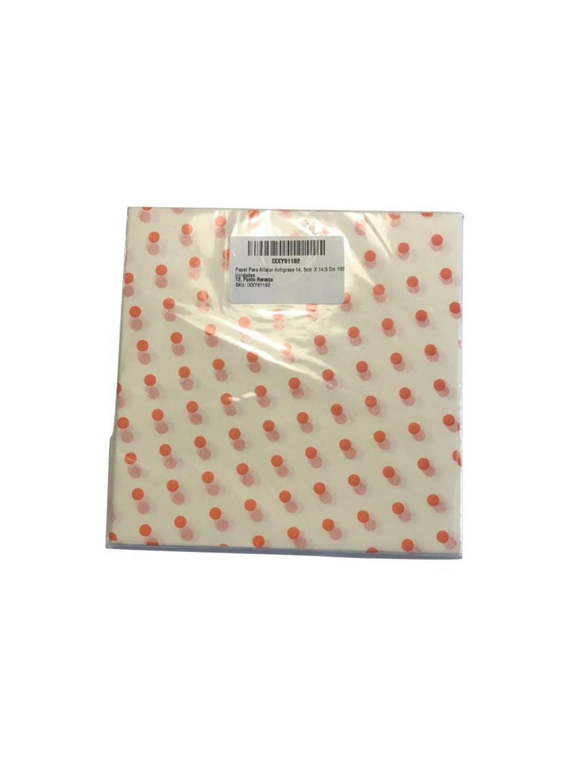 Papel Para Alfajor Antigrasa 14, 5cm X 14,5 Cm 100 Unidades 14