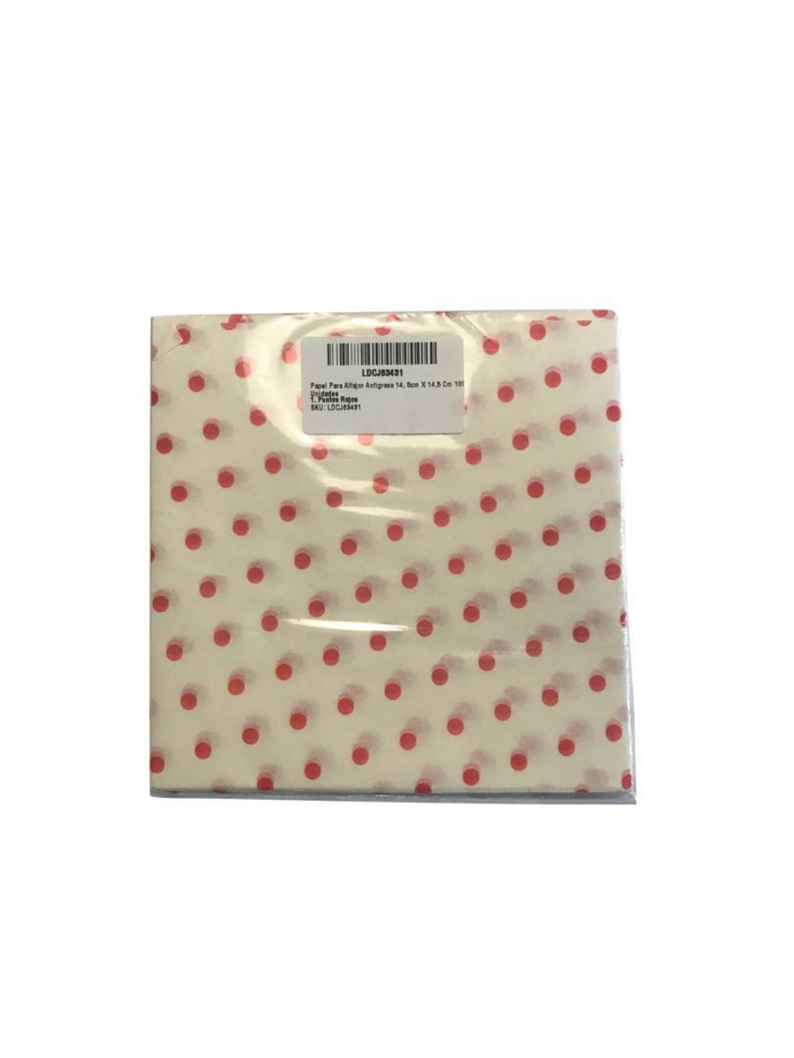 Papel Para Alfajor Antigrasa 14, 5cm X 14,5 Cm 100 Unidades 16