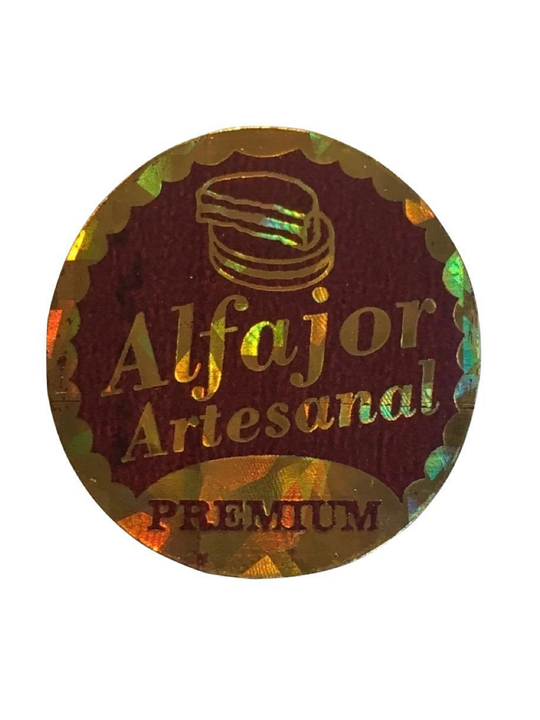 Sticker o Etiquetas Para Alfajor, Cuchuflí y Productos Artesanales 100 Unidades 4