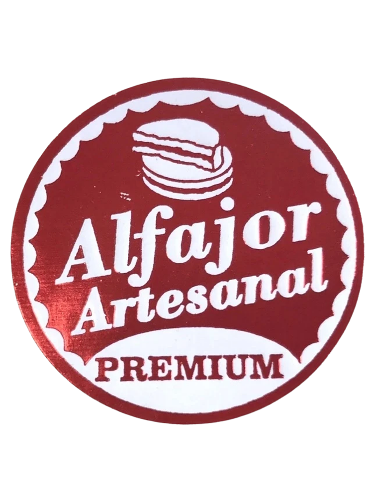 Sticker o Etiquetas Para Alfajor, Cuchuflí y Productos Artesanales 100 Unidades 8