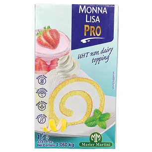 Crema Chantilly Vegana Monna Lisa Pro 1 Lt