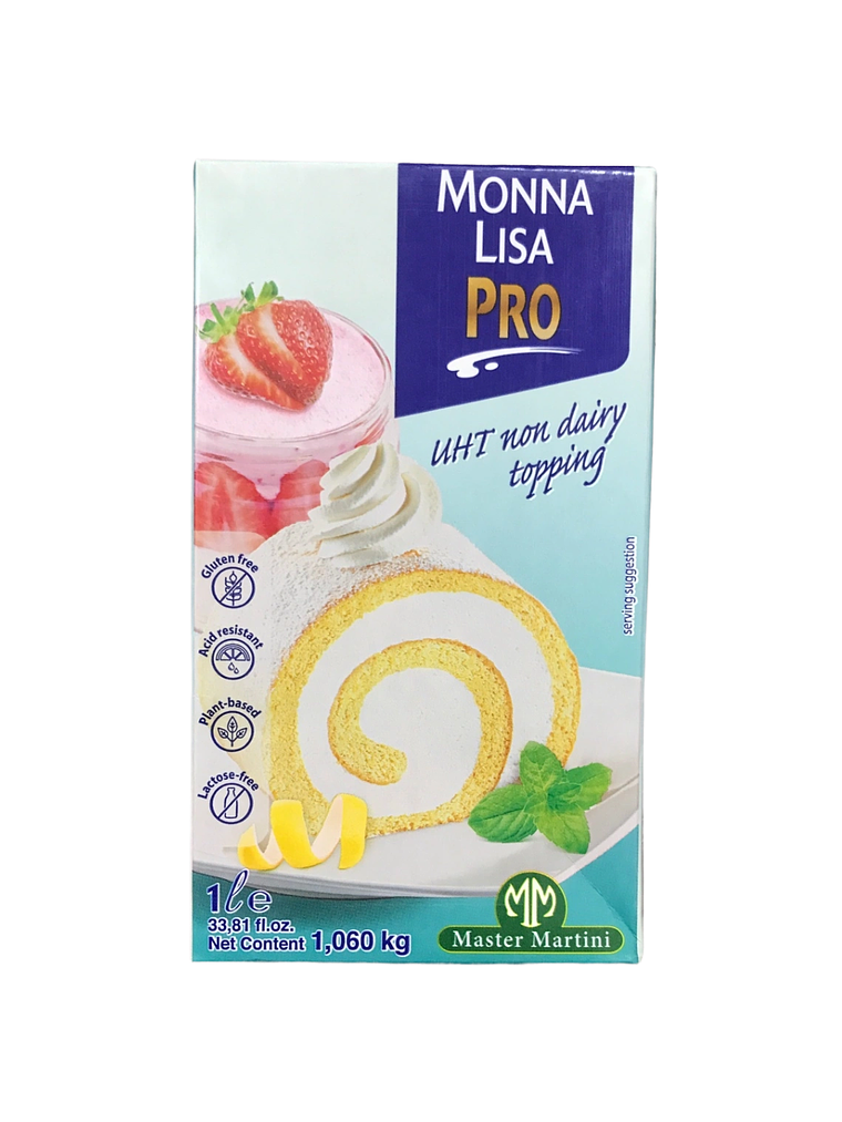 Crema Chantilly Vegana Monna Lisa Pro 1 Lt 1
