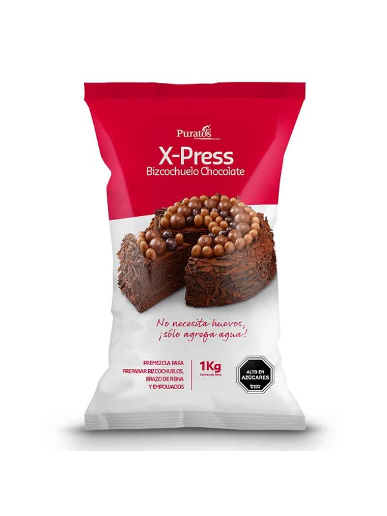 Mezcla Fácil Bizcocho de Chocolate Puratos X-press 1kg 1