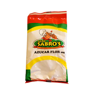 Azúcar Flor Almacenero por unidad o Pack 10 Bolsitas de 90 grs
