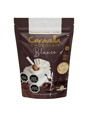 Cobertura De Chocolate Caravella Blanco 100 gr