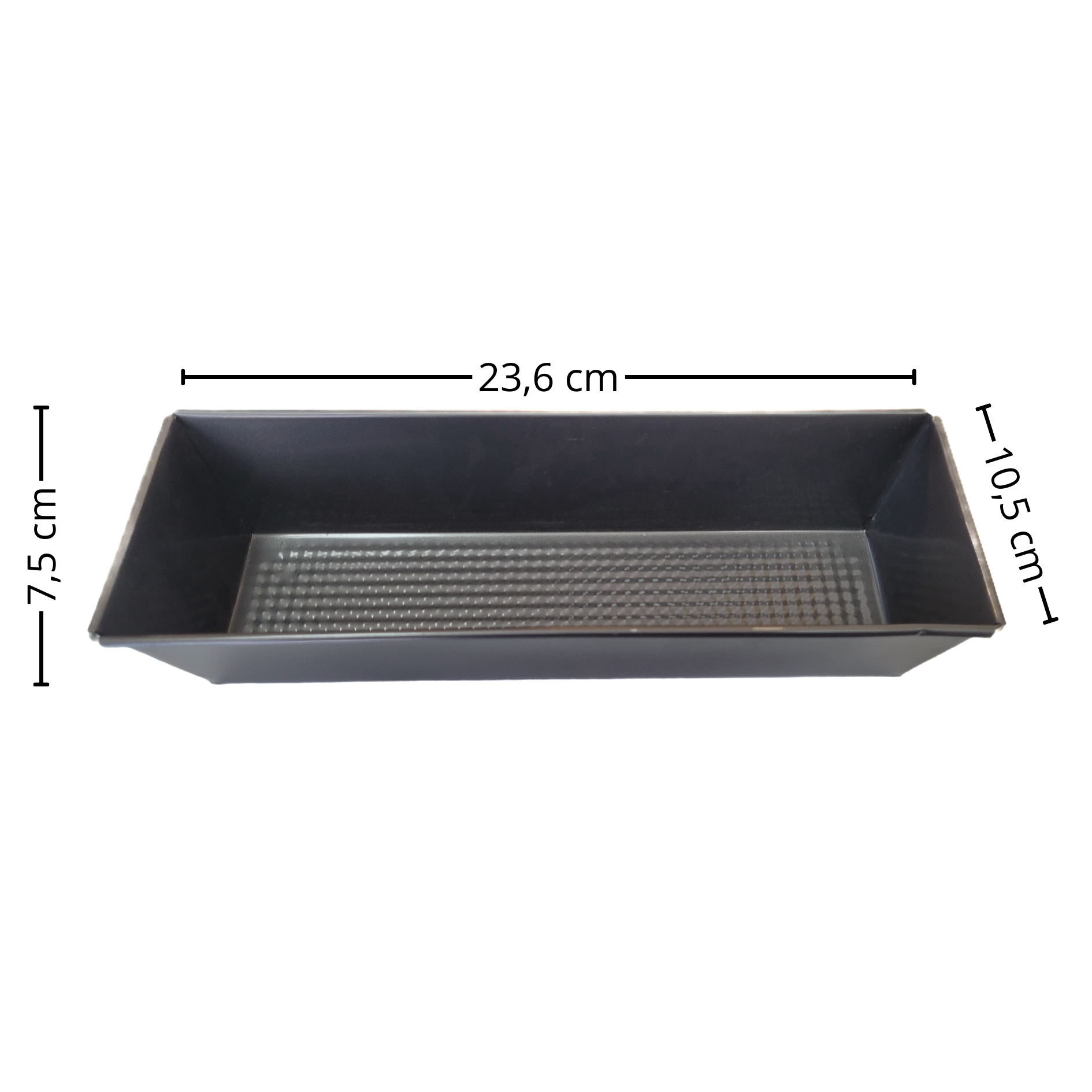 MOLDE PAN RECTANGULAR ANTIADHERENTE 25X13 CM