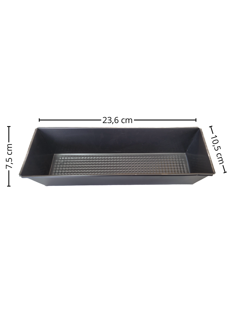Molde Queque Antiadherente Rectangular Distintos Tamaños 1