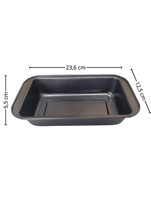 Molde Queque Antiadherente Rectangular Distintos Tamaños