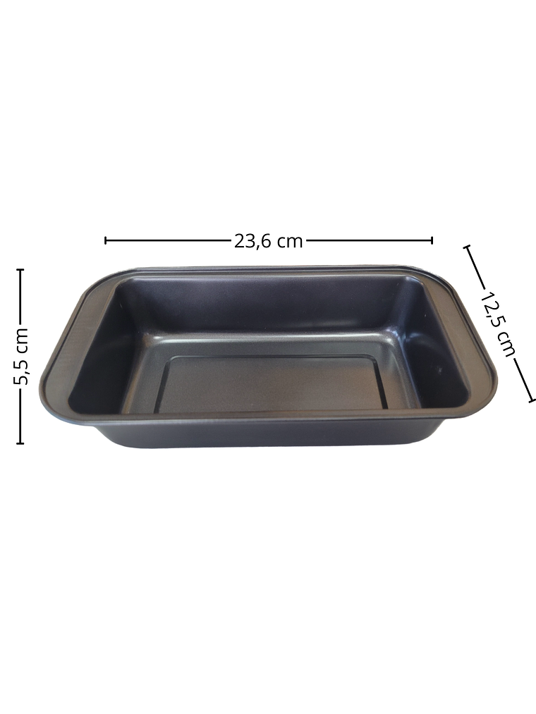 Molde Queque Antiadherente Rectangular Distintos Tamaños 2