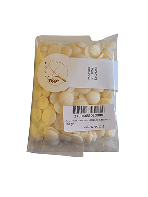 Cobertura De Chocolate Caravella Blanco 100 gr
