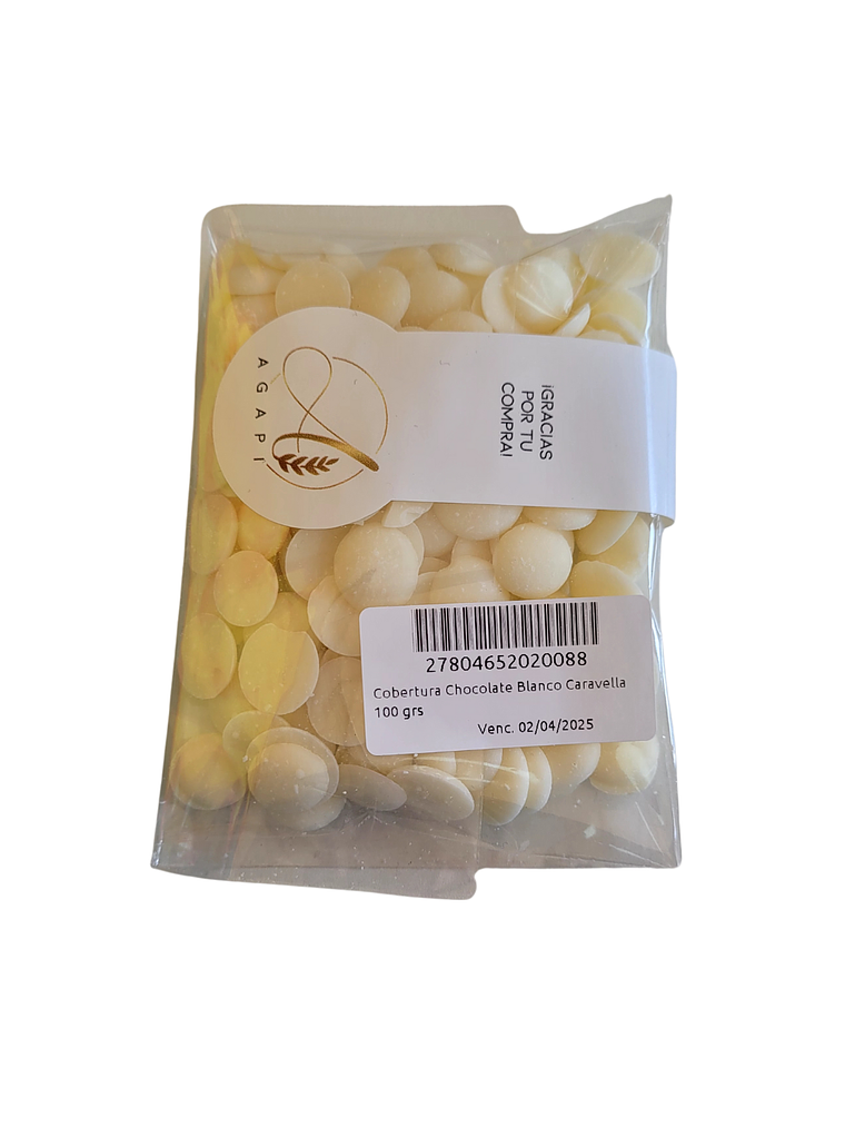Cobertura De Chocolate Caravella Blanco 100 gr 1
