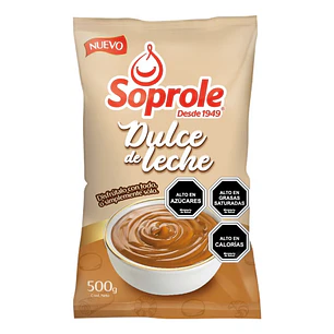 Manjar Dulce de leche Soprole 500 grs