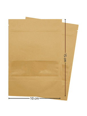 Envase Bolsa Doypack Kraft con Ventana