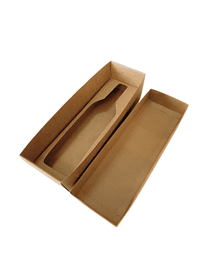 Caja Para Vino Regalo Kraft 32x10x8 cm