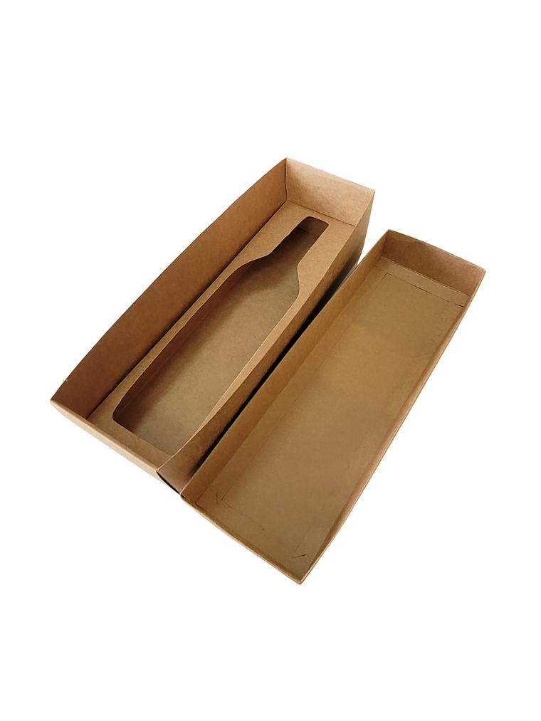 Caja Para Vino Regalo Kraft 32x10x8 cm 2