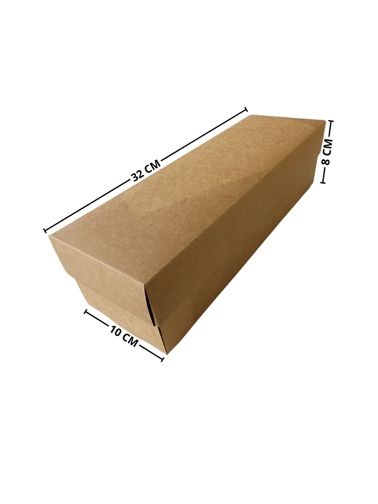 Caja Para Vino Regalo Kraft 32x10x8 cm 3