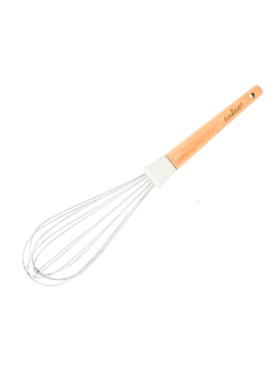 Batidor o Mezclador Manual con Mango de Madera 31 cm  2