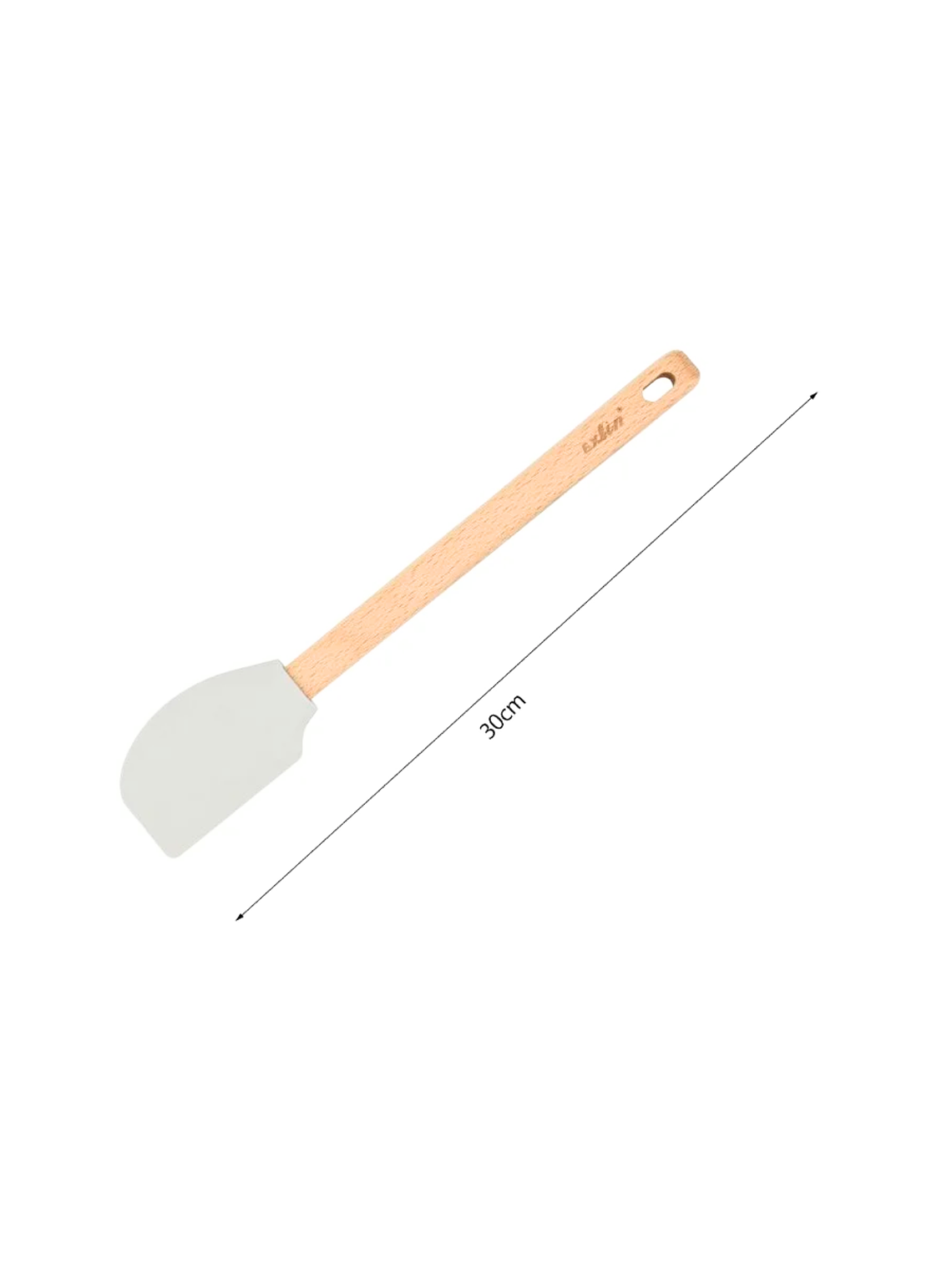 Espatula O Mezquino de Silicona con Mango de Madera 30 cm  1