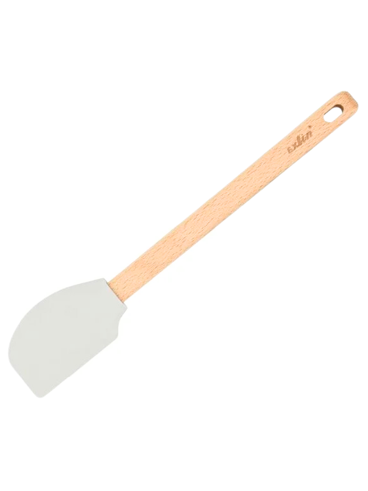 Espatula O Mezquino de Silicona con Mango de Madera 30 cm  2