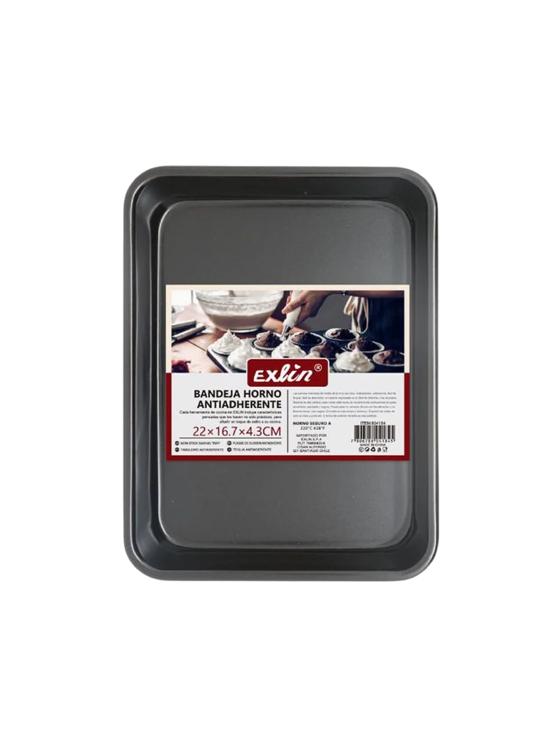 Bandeja o Molde De Horno Antiadherente 22x17,7x4,3 cm 2