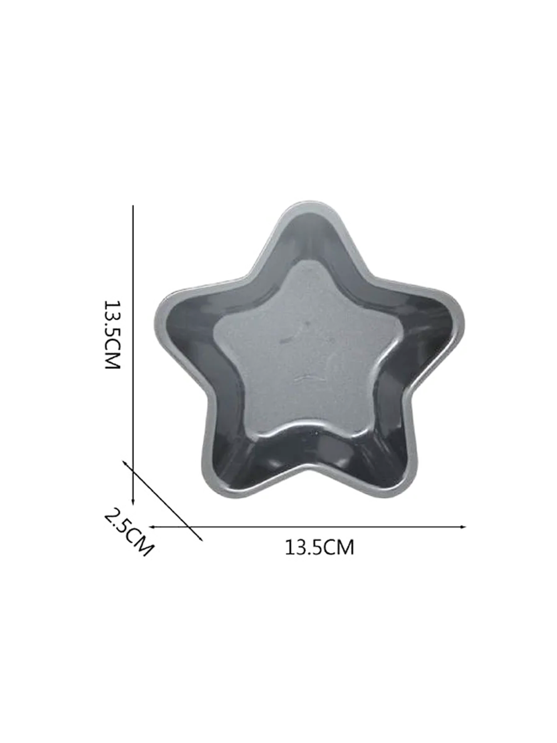 Molde Antiadherente Forma Estrella 13,5x13,5 cm 1