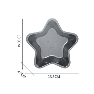 Molde Antiadherente Forma Estrella 13,5x13,5 cm