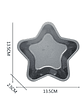 Molde Antiadherente Forma Estrella 13,5x13,5 cm - Miniatura 1