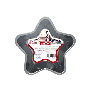 Molde Antiadherente Forma Estrella 13,5x13,5 cm