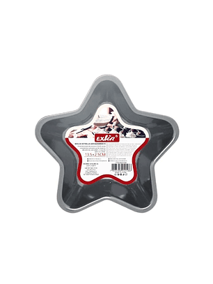 Molde Antiadherente Forma Estrella 13,5x13,5 cm