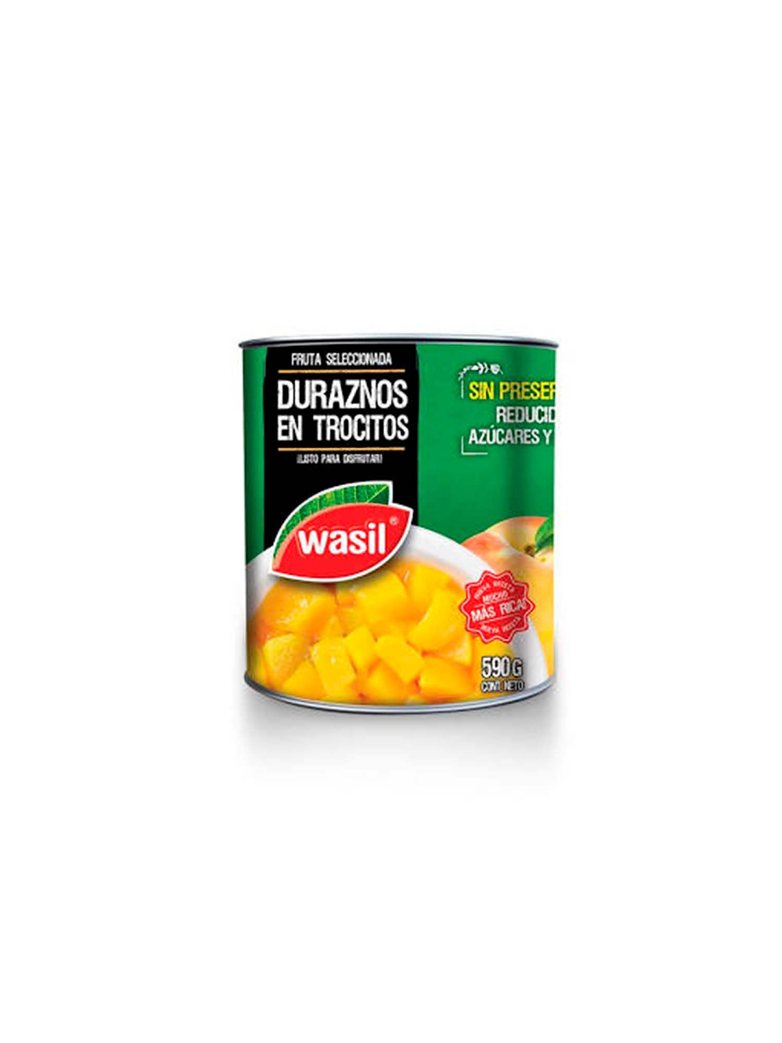 Durazno en Conserva en Trocitos Wasil 590 grs 1