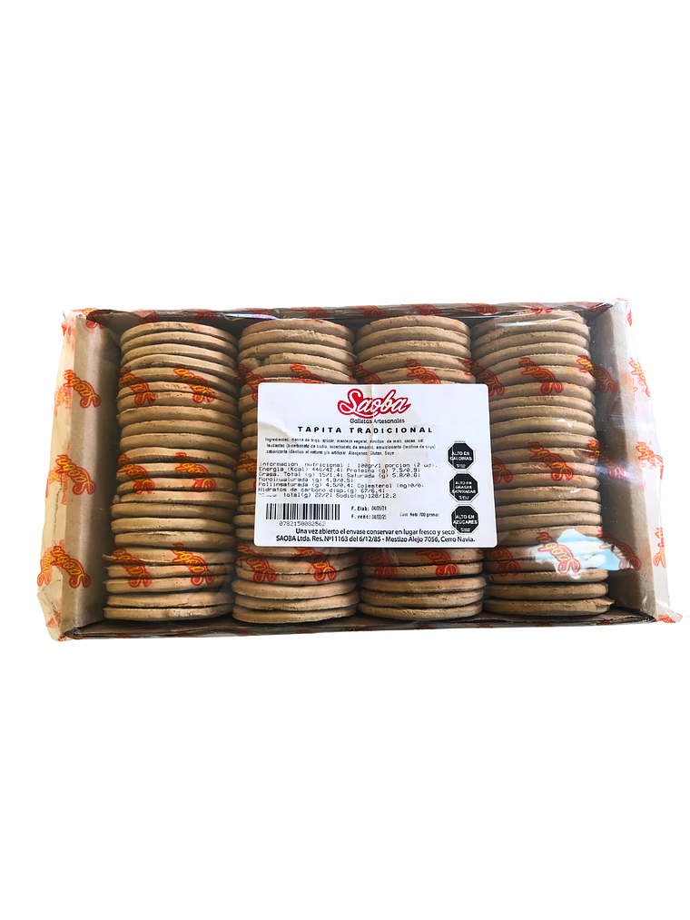 Galleta Para Alfajor Maicena O Tradicional Saoba 700 Grs  1
