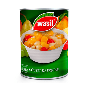 Cóctel de Fruta En Conserva Wasil 560 grs