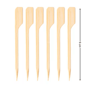 Banderita Bamboo 9 cm x 50 unidades