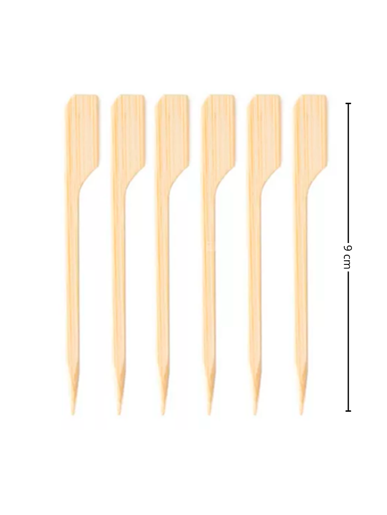 Banderita Bamboo 9 cm x 50 unidades 1