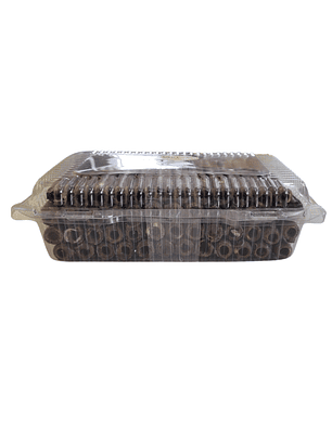 Caja 50 Cuchuflís Rellenos y Bañados