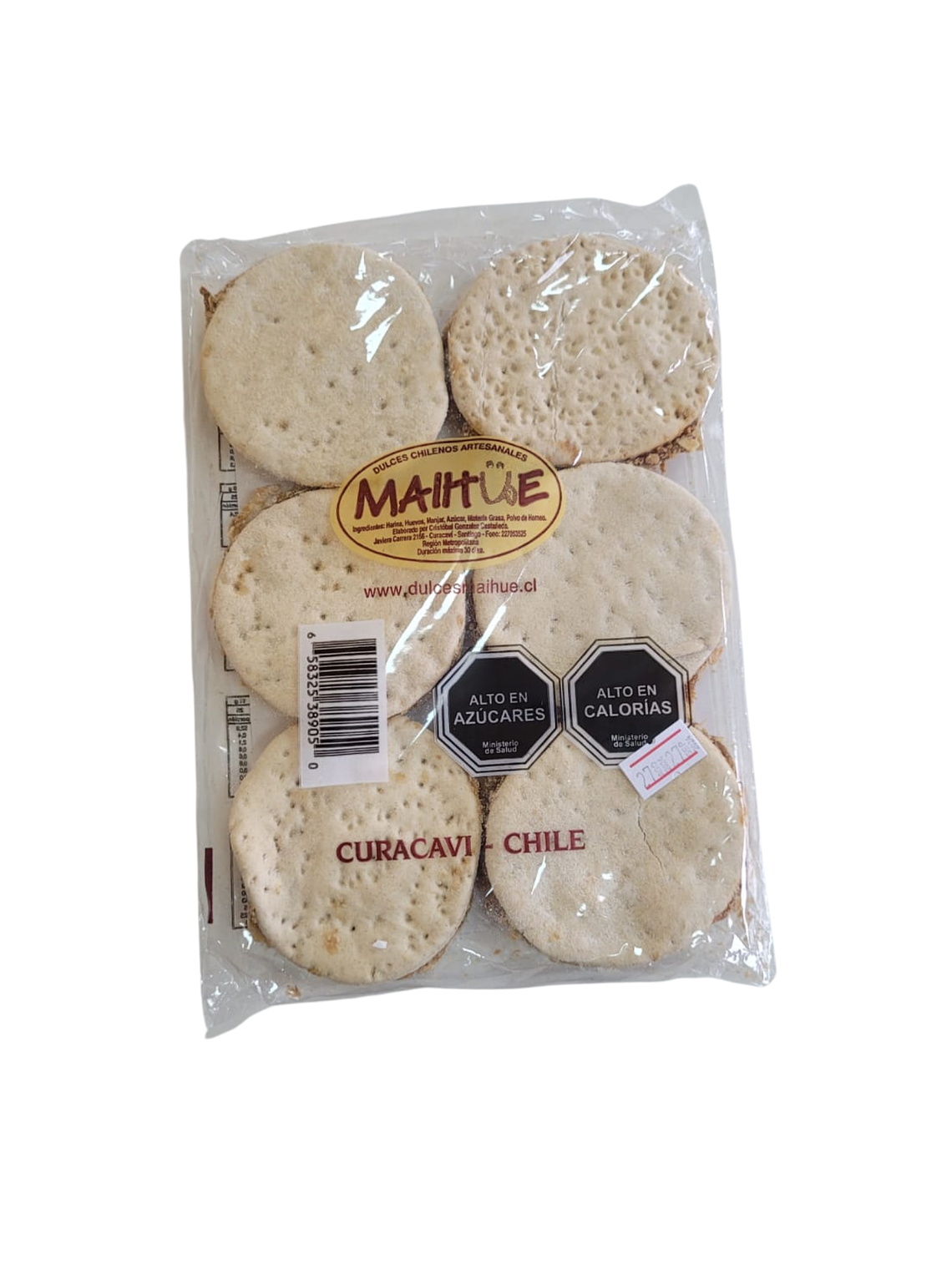 Alfajores Chilenitos de Curacaví 6 unidades 1