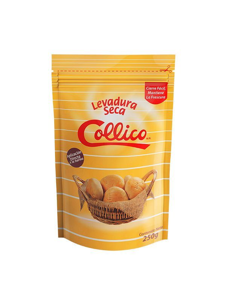 Levadura Seca Collico 125 grs Envase Hermético 1