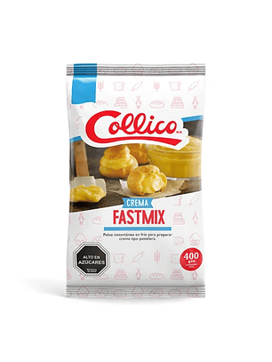 Crema Pastelera En Polvo Collico Fast Mix 400 grs