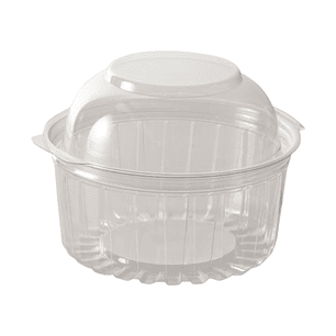 Pote Plástico con Tapa tipo Domo 12 oz