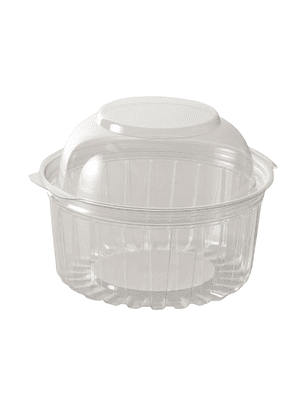 Pote Plástico con Tapa tipo Domo 12 oz