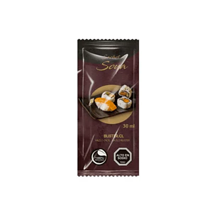 Caja 100 unidades Sachet Salsa de Soya 30cc