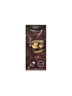 Caja 100 unidades Sachet Salsa de Soya 30cc