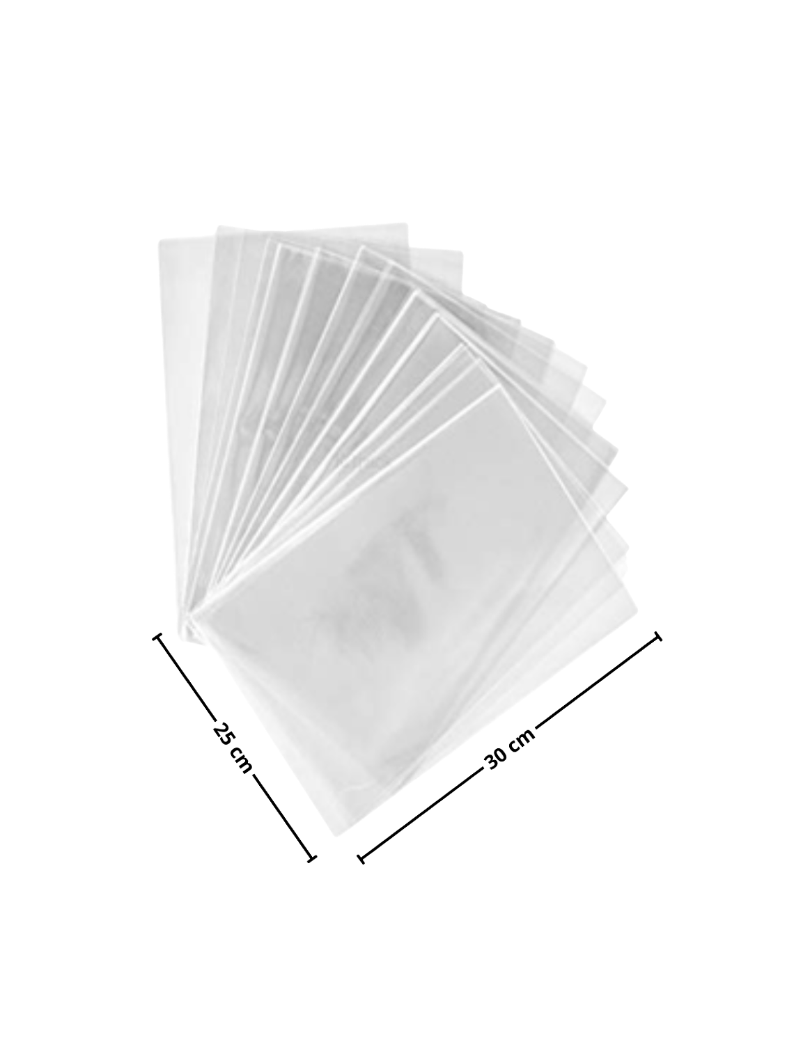 Bolsa Polipropileno Celofán 25x30 cm 100 unidades 1