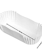 Cápsula para Cupcake Ovalada Blanca N°13 - Miniatura 1