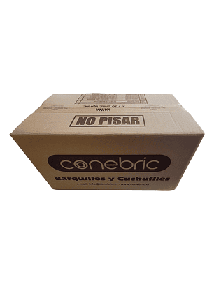 Vainas de Cuchuflí para Rellenar 750 unidades Conebric