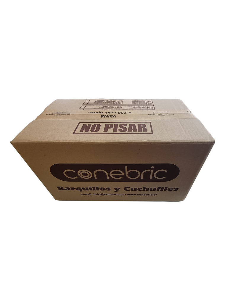 Vainas de Cuchuflí para Rellenar 750 unidades Conebric 2