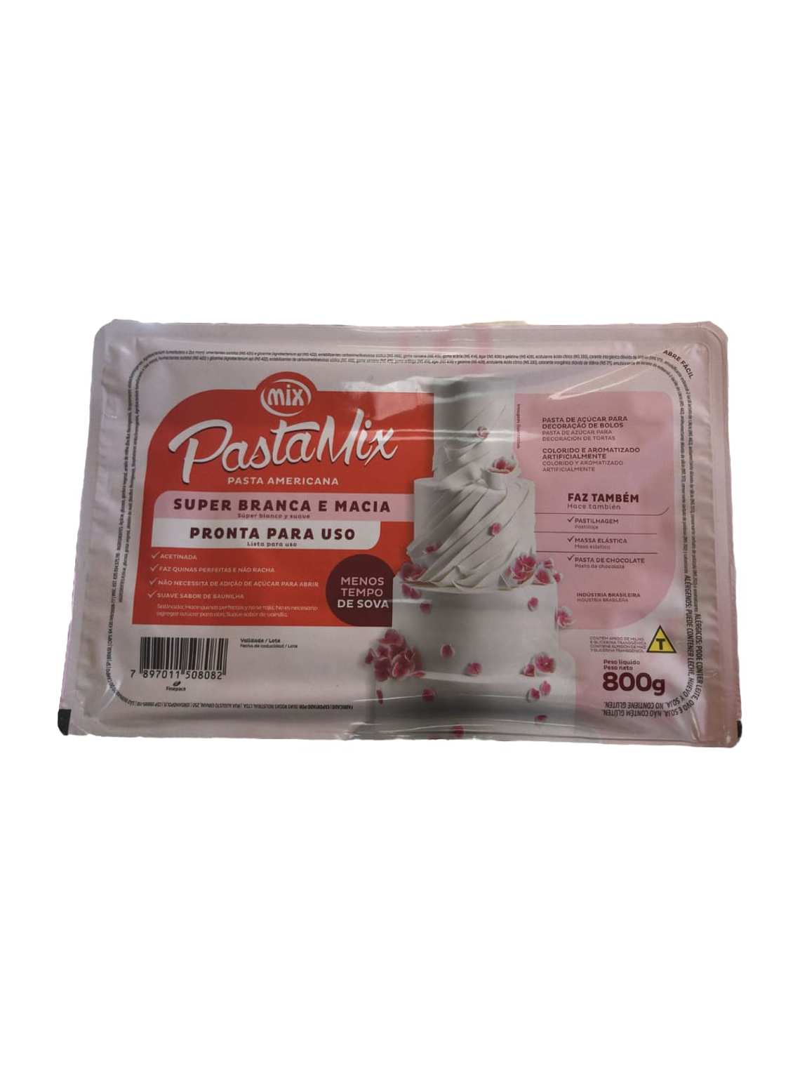 Fondant O Pasta Americana Blanca 800 Gr 1