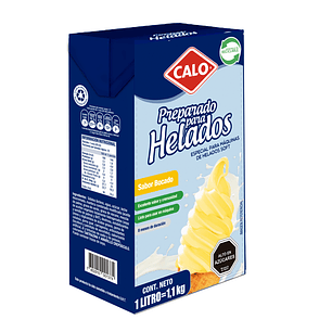 Preparado Para Helados Soft Calo Sabor Bocado (Tipo Vainilla) (1L - 12L)